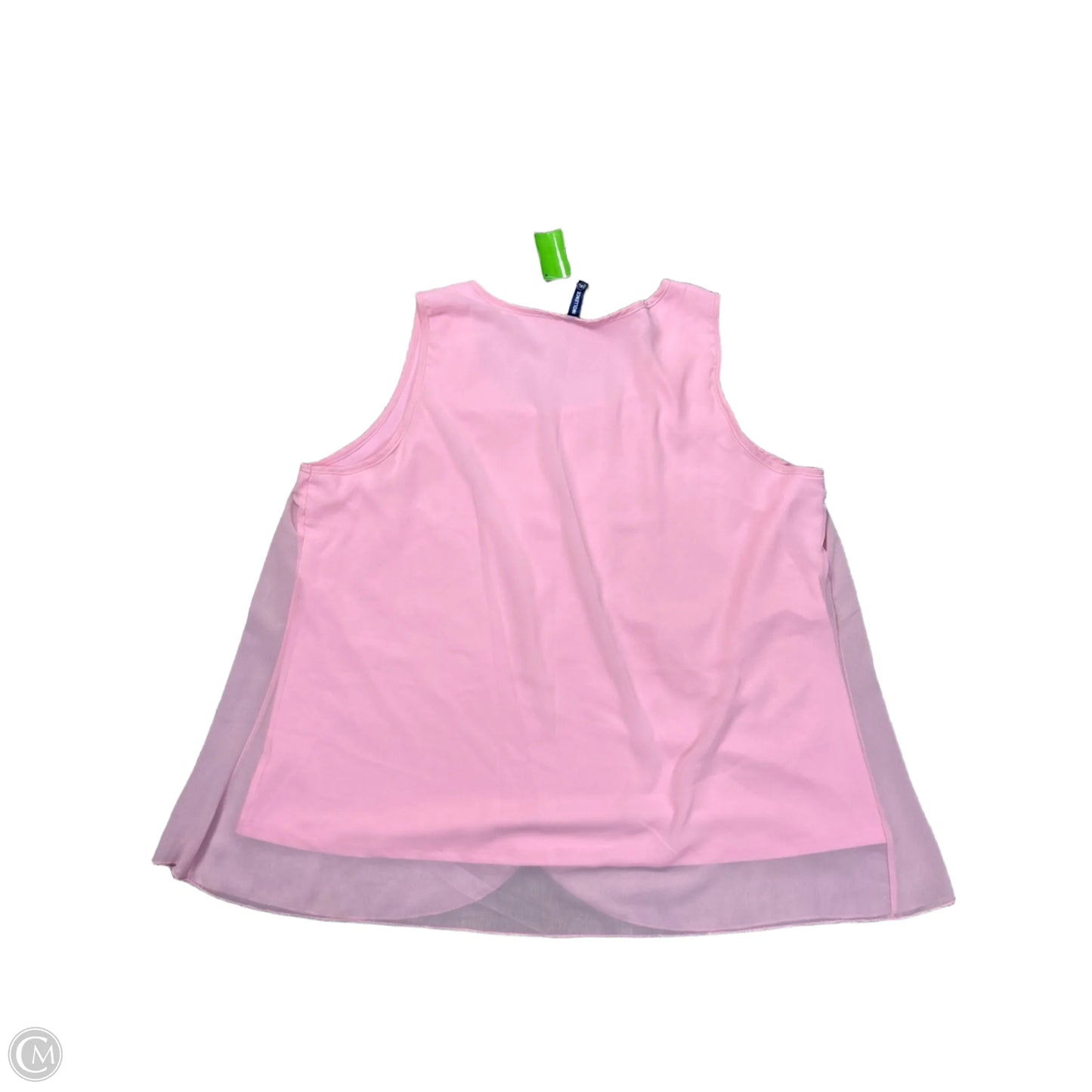 Blouse Sleeveless By IWOLLENCE In Pink, Size: 2x
