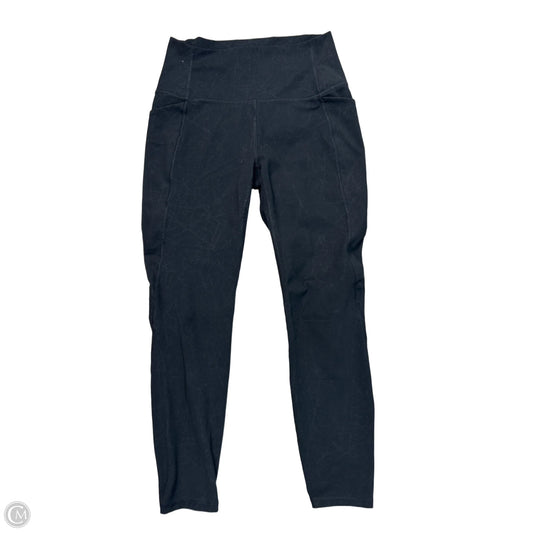 Athletic Leggings By Spyder In Black, Size: M