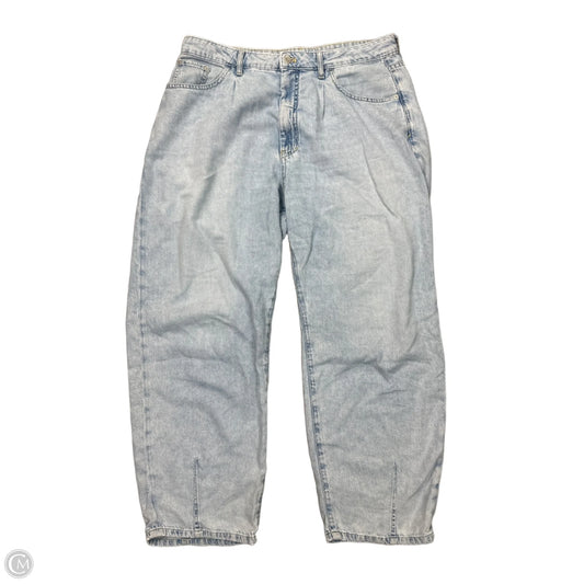 Jeans Wide Leg By Pilcro In Blue Denim, Size: 14
