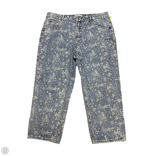 Jeans Cropped By Charlie B In Blue Denim, Size: 14