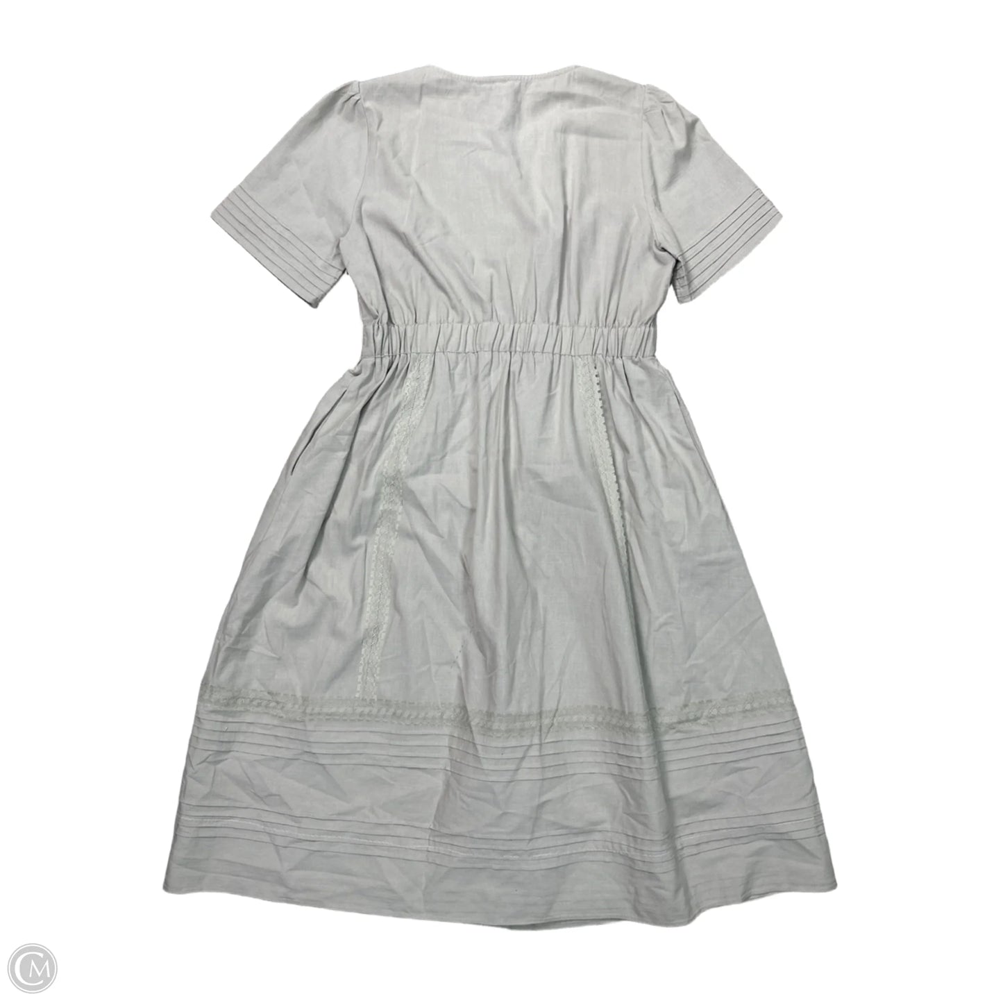Dress Casual Midi By Petal Lush In Grey, Size: L