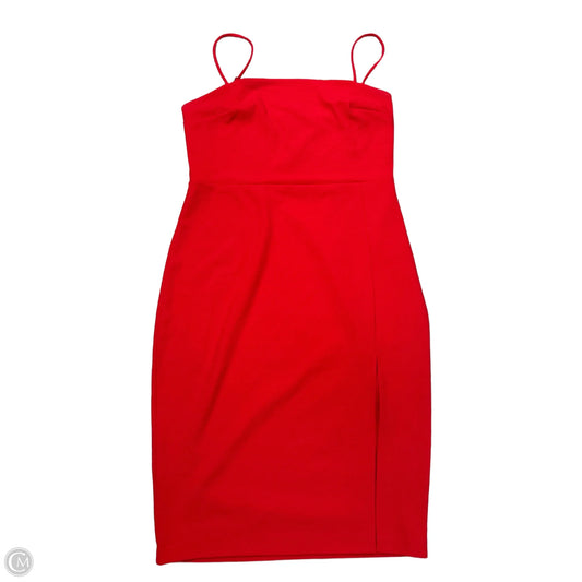 Dress Casual Short By Express In Red, Size: M