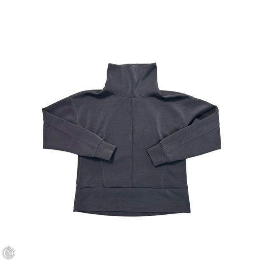 Athletic Top Long Sleeve Collar By Danskin In Grey, Size: Xs