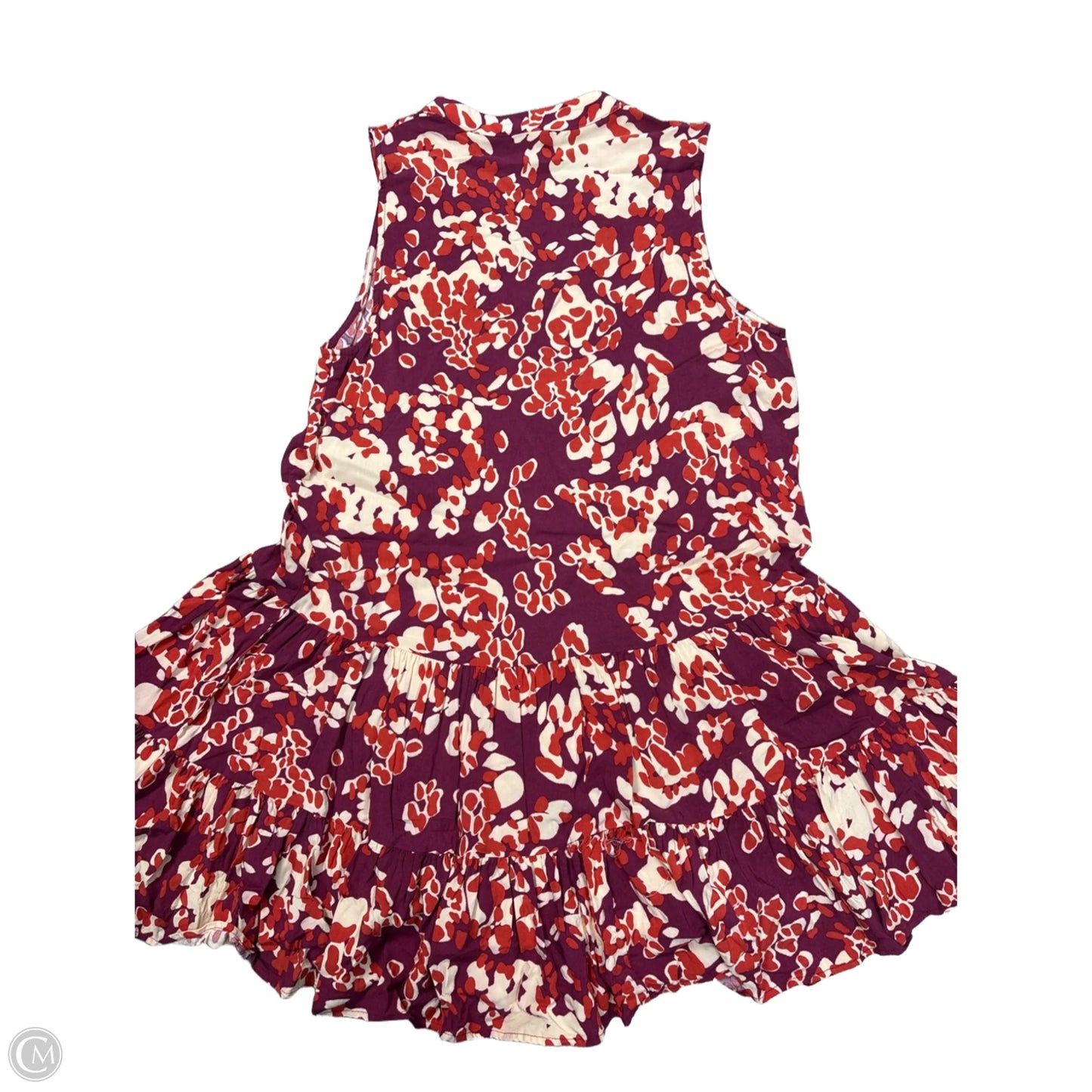 Dress Casual Short By Nine West Apparel In Maroon, Size: M
