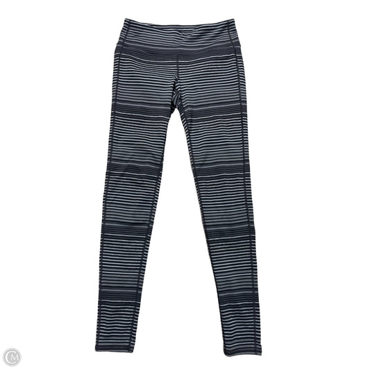 Athletic Leggings By Athleta In Striped Pattern, Size: M