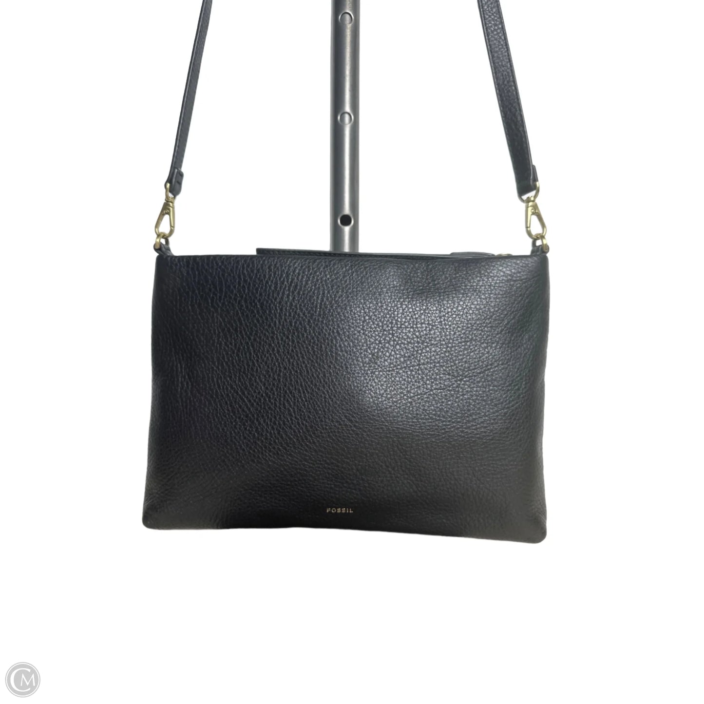Crossbody Leather By Fossil, Size: Small