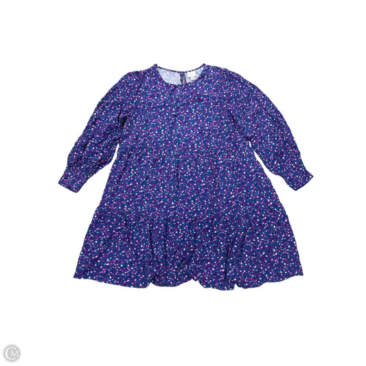 Dress Casual Short By A New Day In Blue & Purple, Size: M