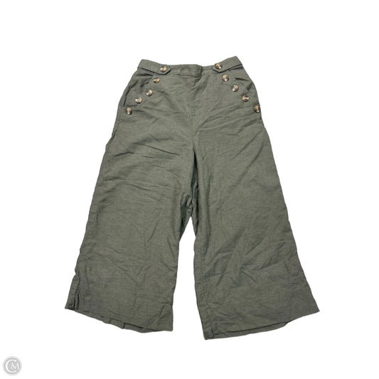Pants Wide Leg By American Eagle In Green, Size: S