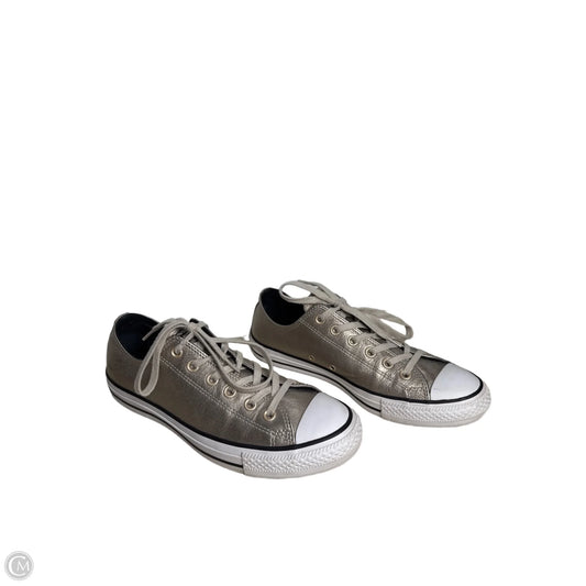 Shoes Sneakers By Converse In Gold, Size: 9