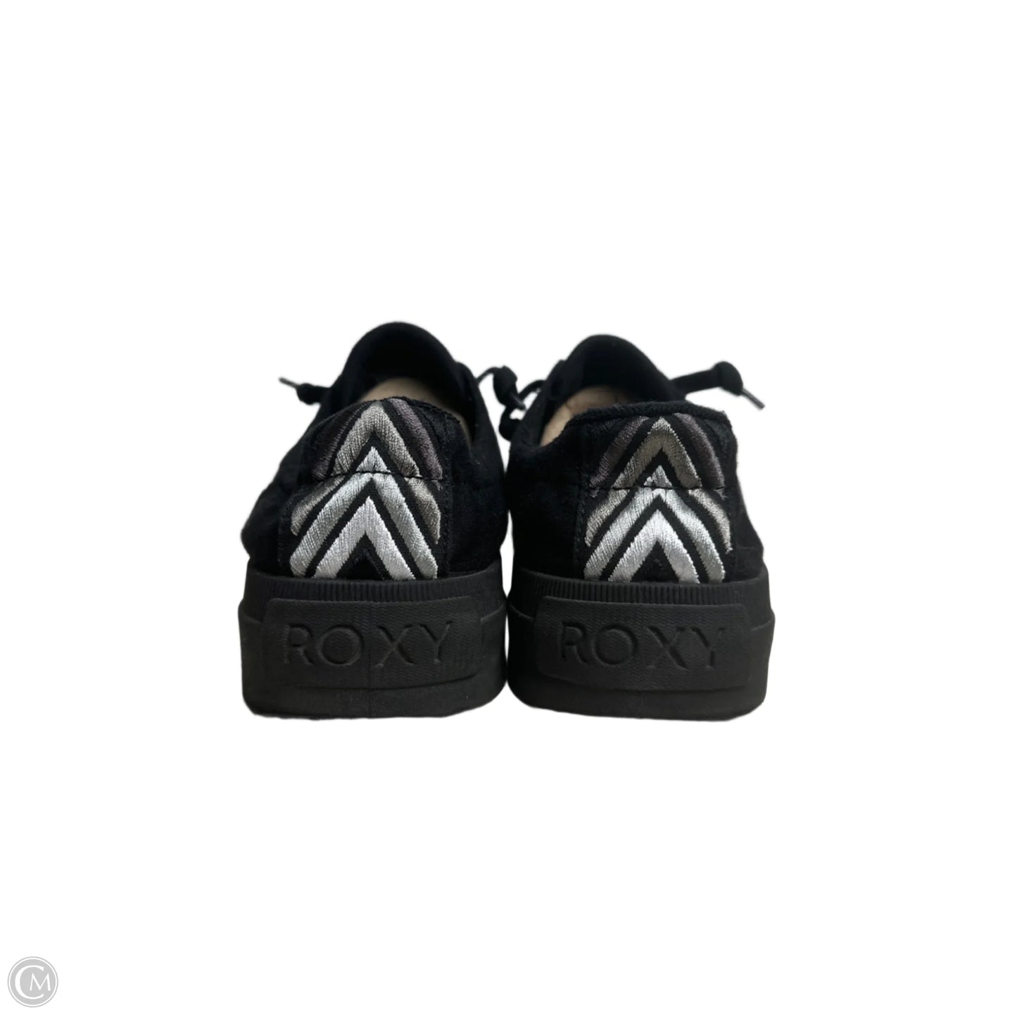 Shoes Sneakers By Roxy In Black, Size: 8