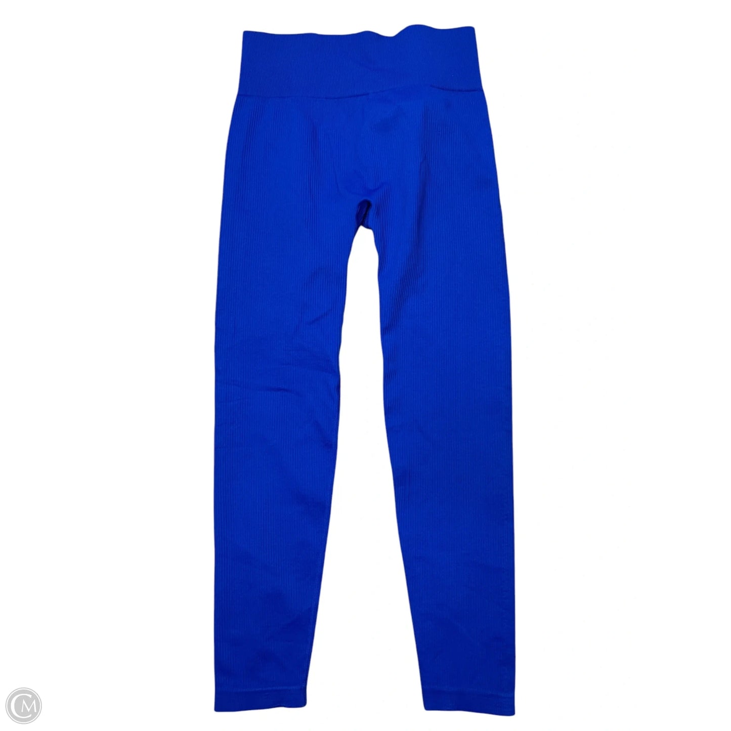 Athletic Leggings By OQQ In Blue, Size: L
