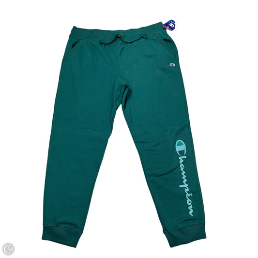 Athletic Pants By Champion In Green, Size: Xl