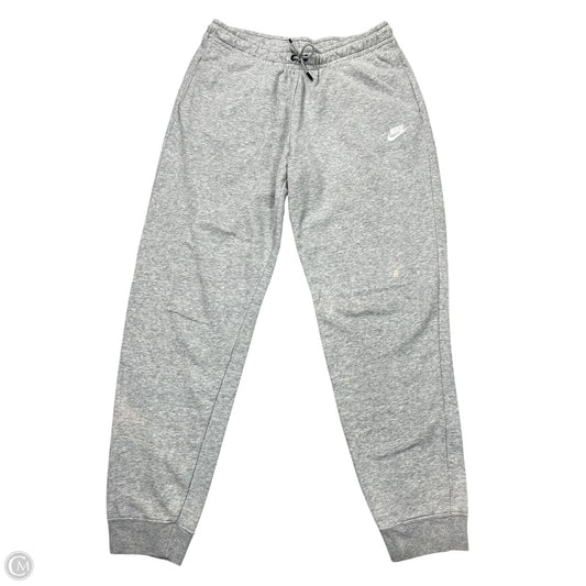 Athletic Pants By Nike Apparel In Grey, Size: L