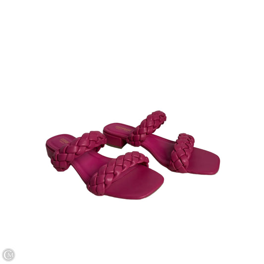 Sandals Flats By Cushionaire In Pink, Size: 9