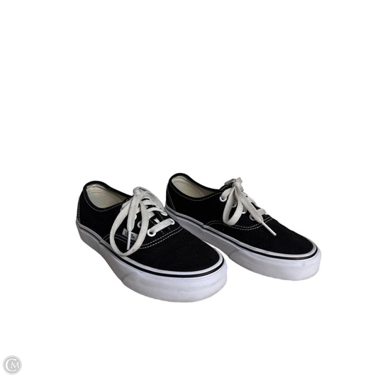 Shoes Sneakers By Vans In Black, Size: 5