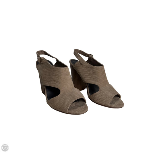 Sandals Heels Wedge By Indigo Rd In Tan, Size: 7.5