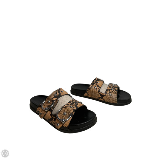 Sandals Designer By Rebecca Minkoff In Black, Size: 7.5