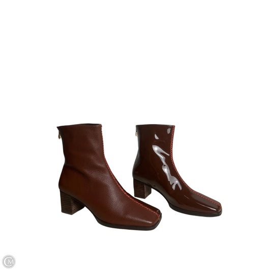 Boots Ankle Heels By MUTIMA In Brown, Size: 7.5