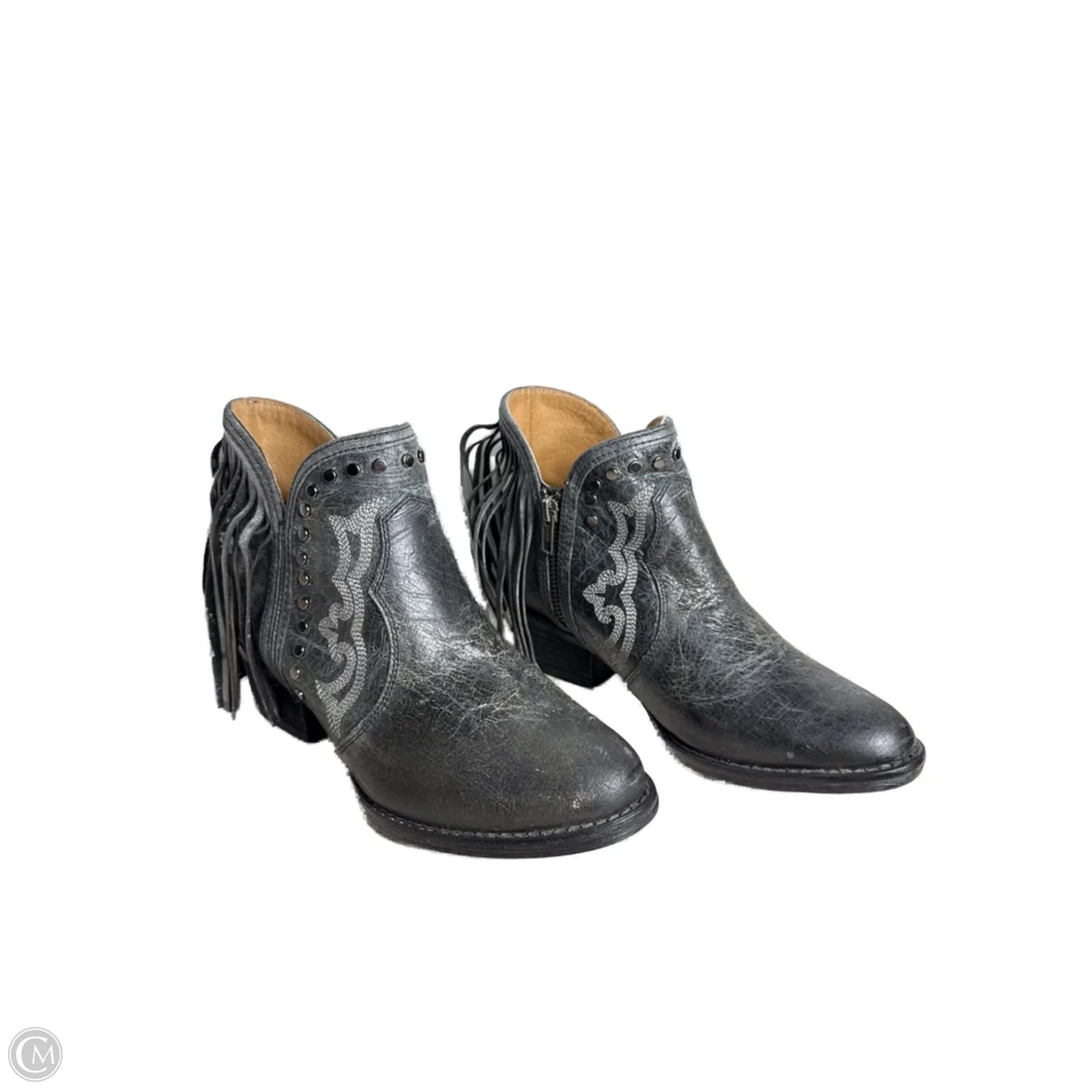 Boots Western By STERLING RIVER In Grey, Size: 7.5