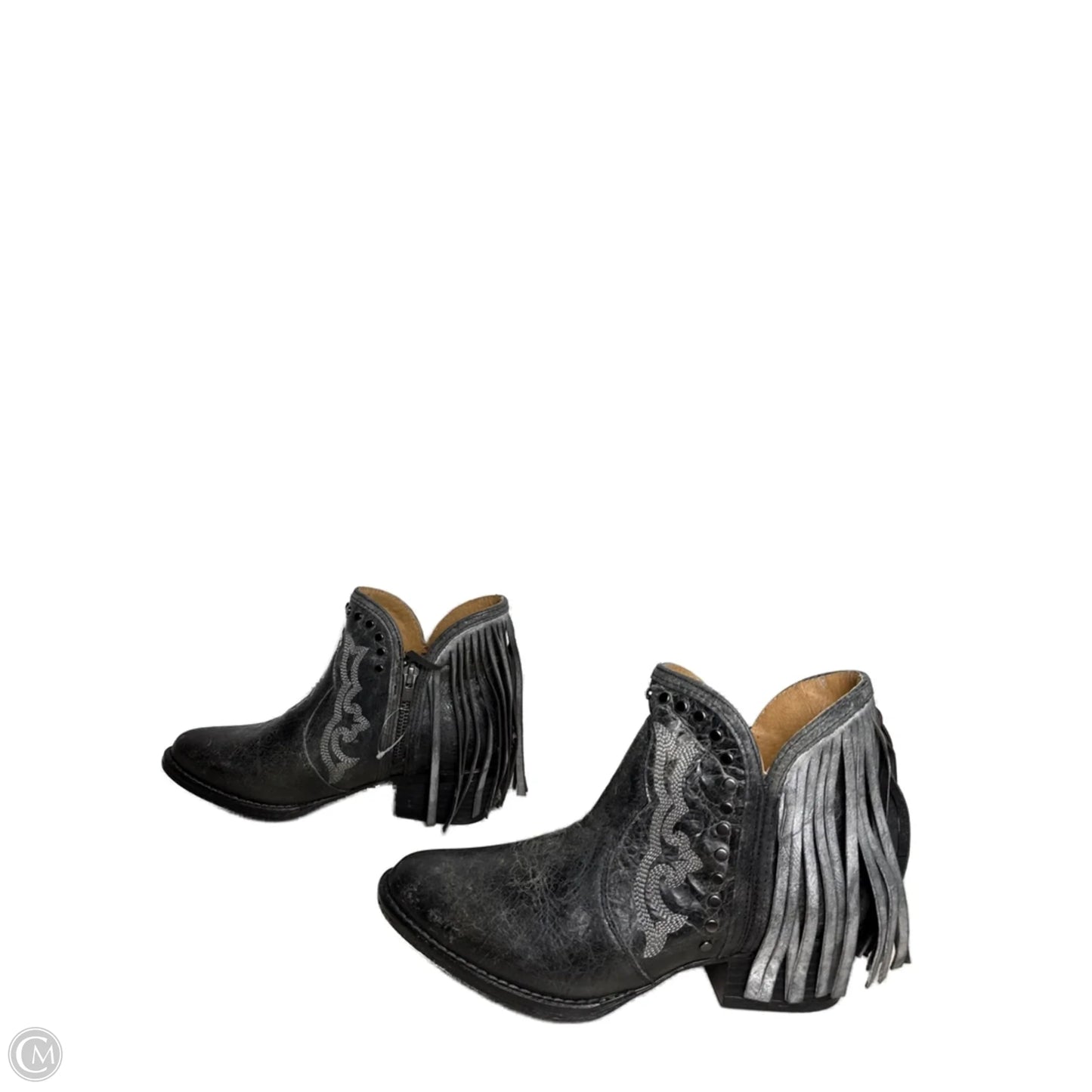 Boots Western By STERLING RIVER In Grey, Size: 7.5