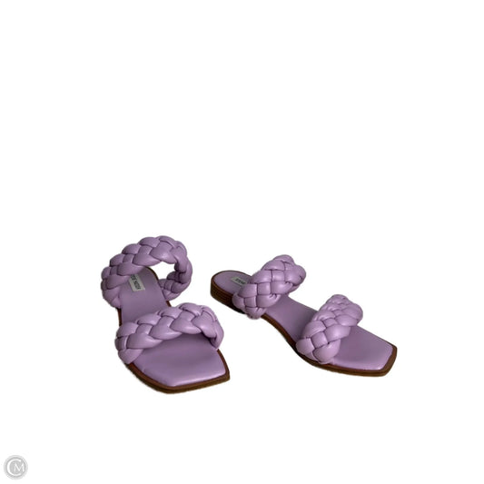 Sandals Flats By Steve Madden In Purple, Size: 10
