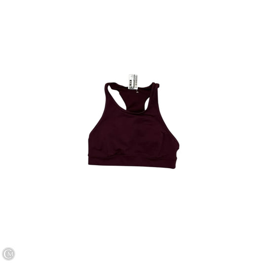 Athletic Bra By Lululemon In Maroon, Size: M