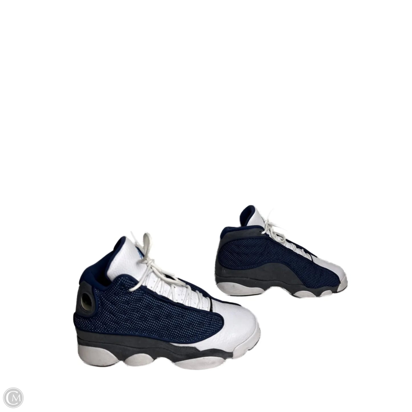 Shoes Luxury Designer By Jordan In Blue & White, Size: 8