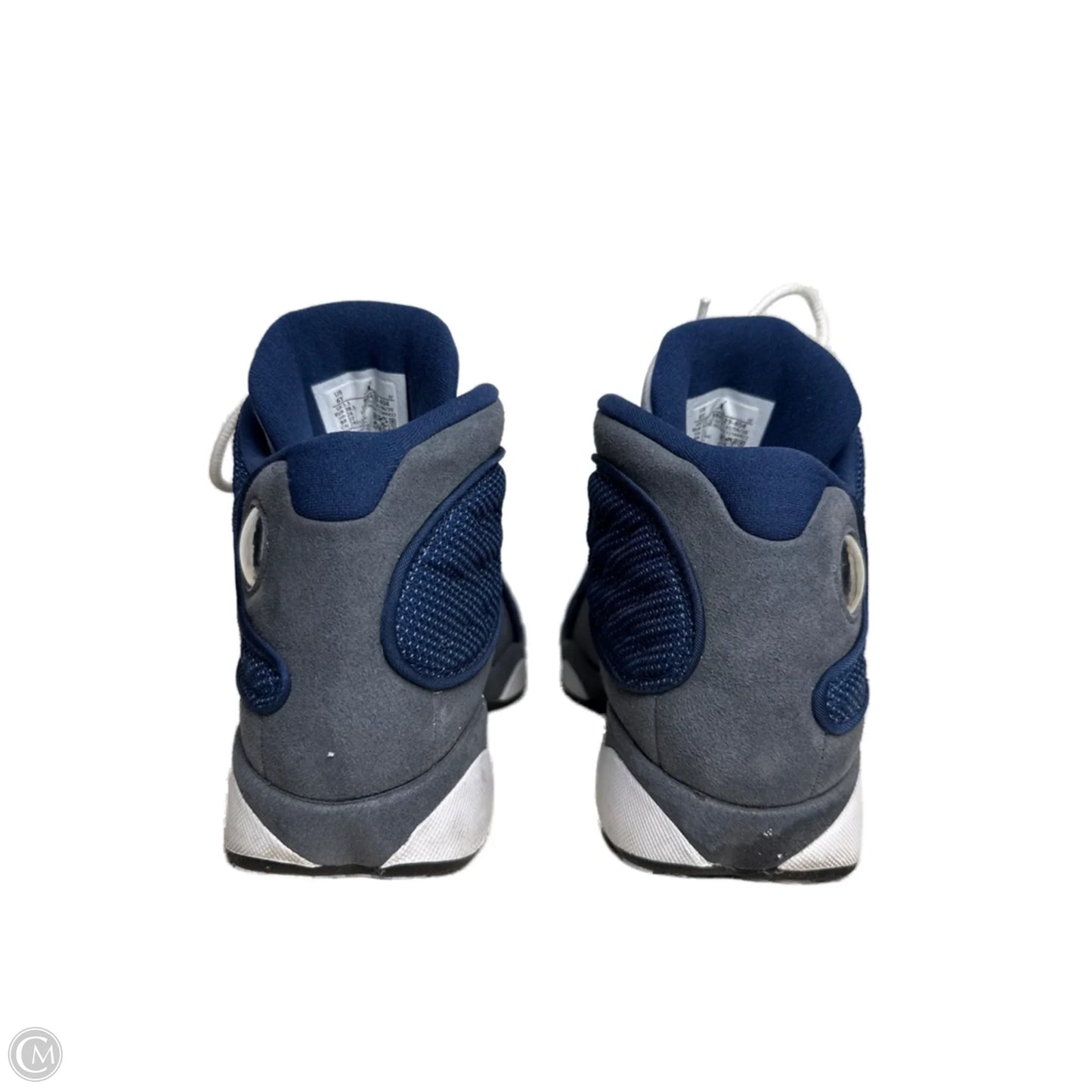 Shoes Luxury Designer By Jordan In Blue & White, Size: 8