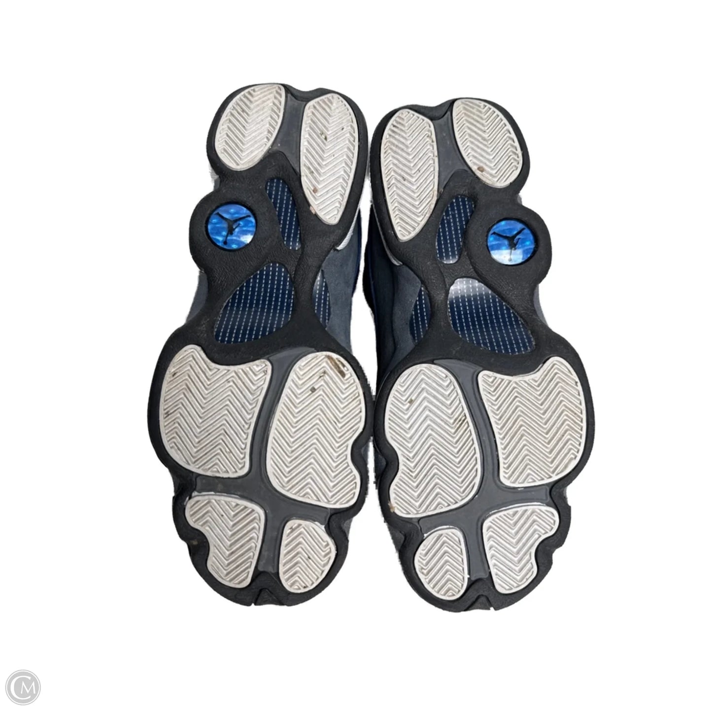Shoes Luxury Designer By Jordan In Blue & White, Size: 8