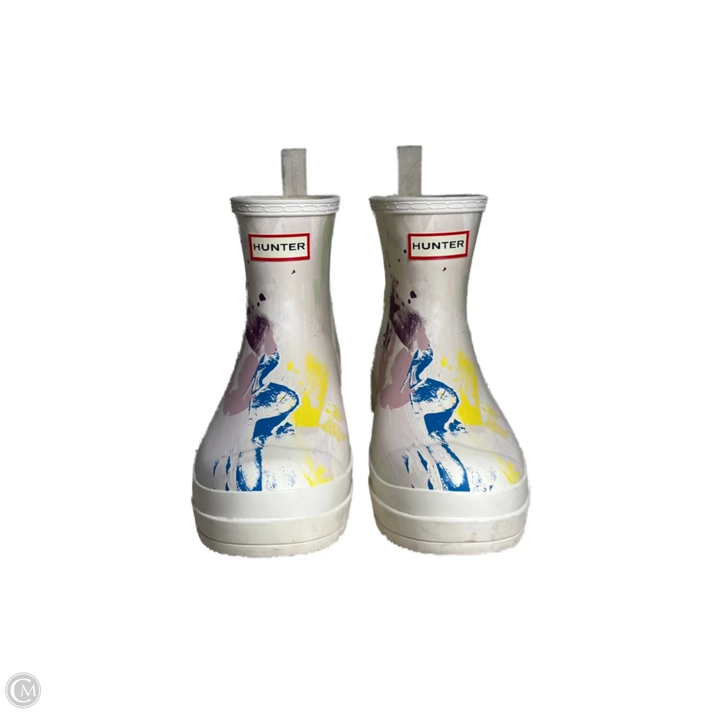 Boots Rain By Hunter In White, Size: 10
