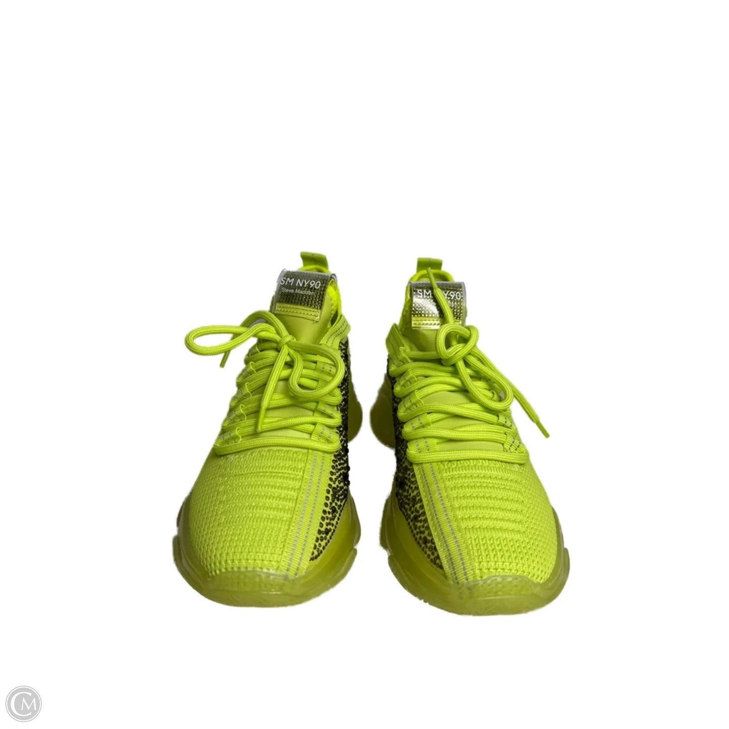 Shoes Sneakers By Steve Madden In Chartreuse, Size: 9
