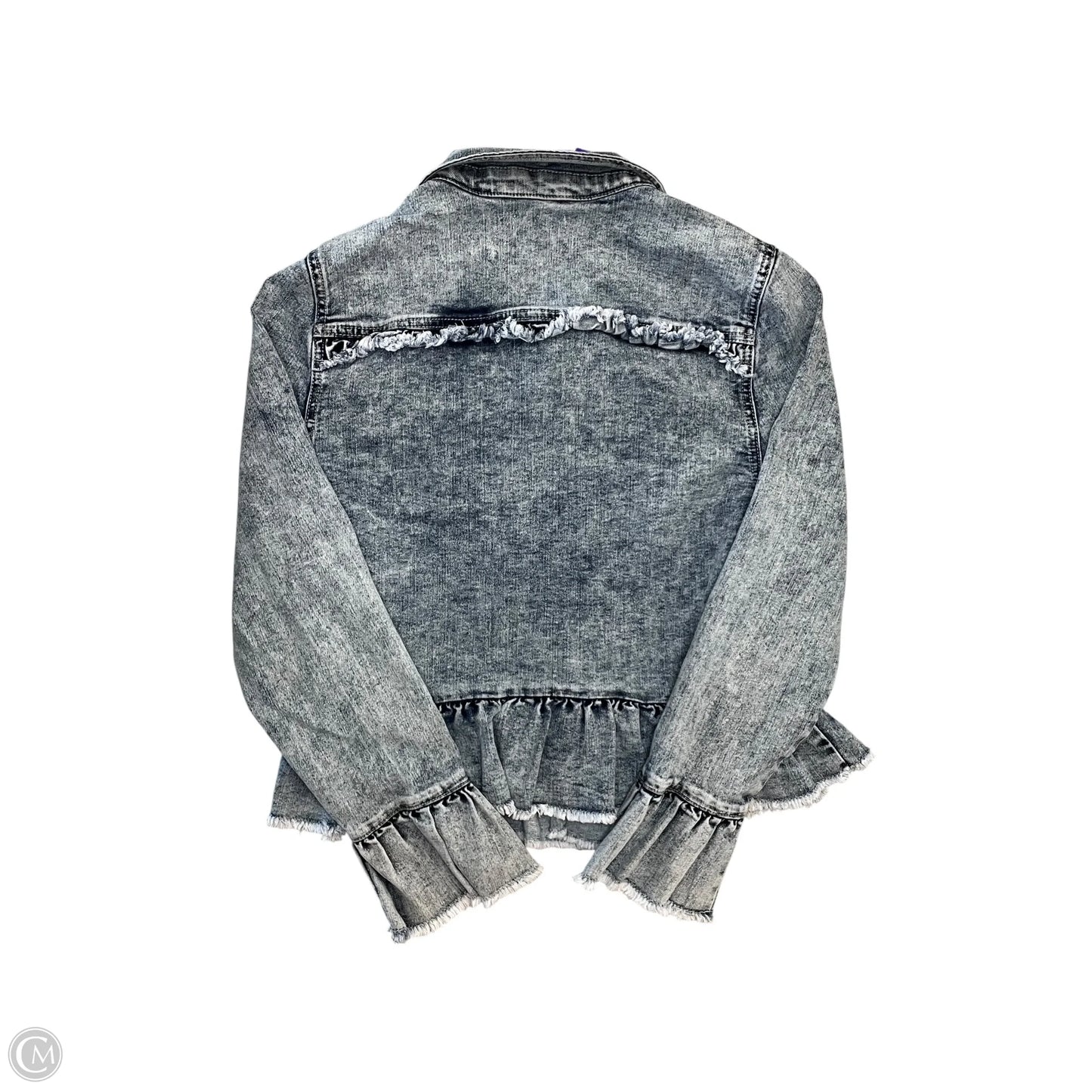 Jacket Denim By Venus In Blue Denim, Size: M