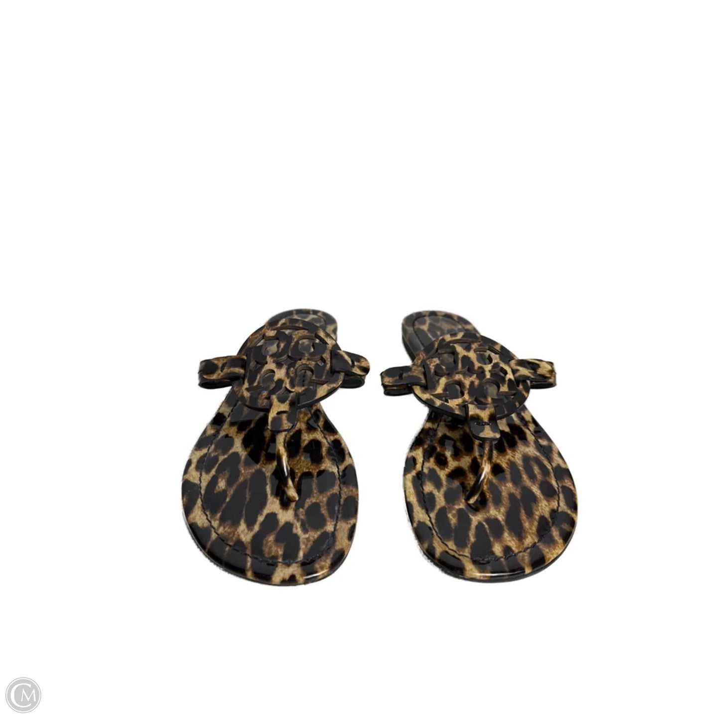 Sandals Designer By Tory Burch In Leopard Print, Size: 9
