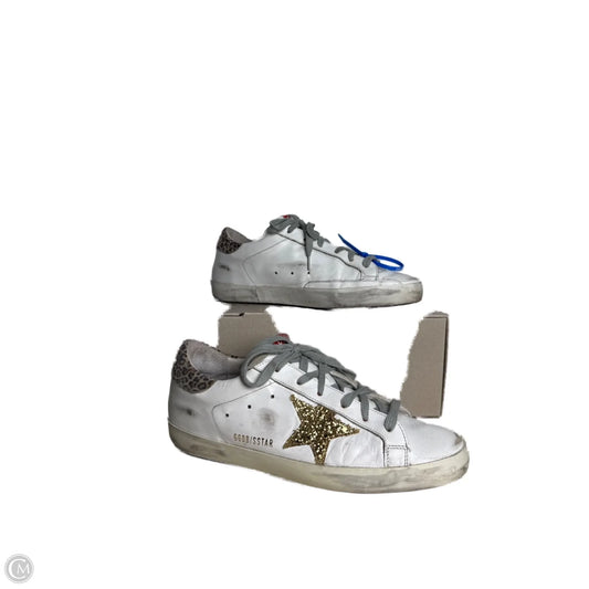 Shoes Luxury Designer By Golden Goose In White, Size: 9