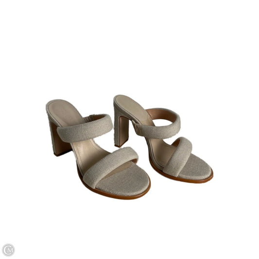 Sandals Heels Block By Schutz In Grey, Size: 7.5