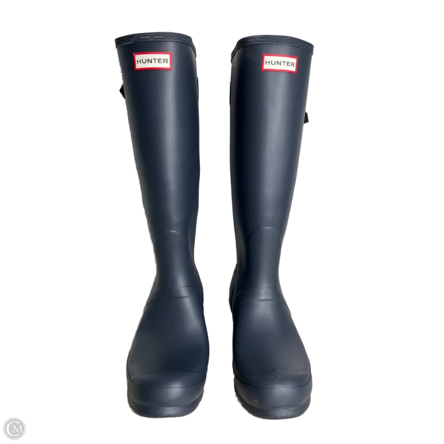 Boots Rain By Hunter In Navy, Size: 11