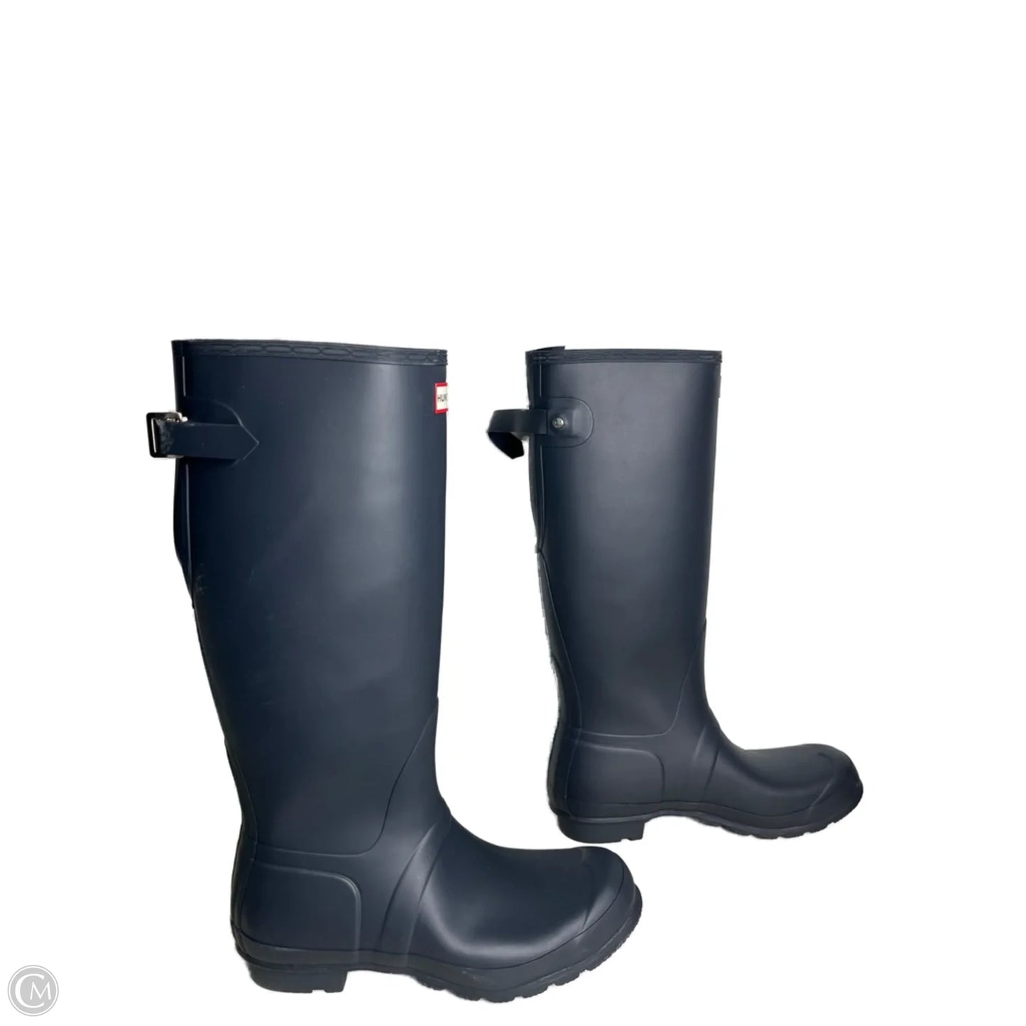 Boots Rain By Hunter In Navy, Size: 11