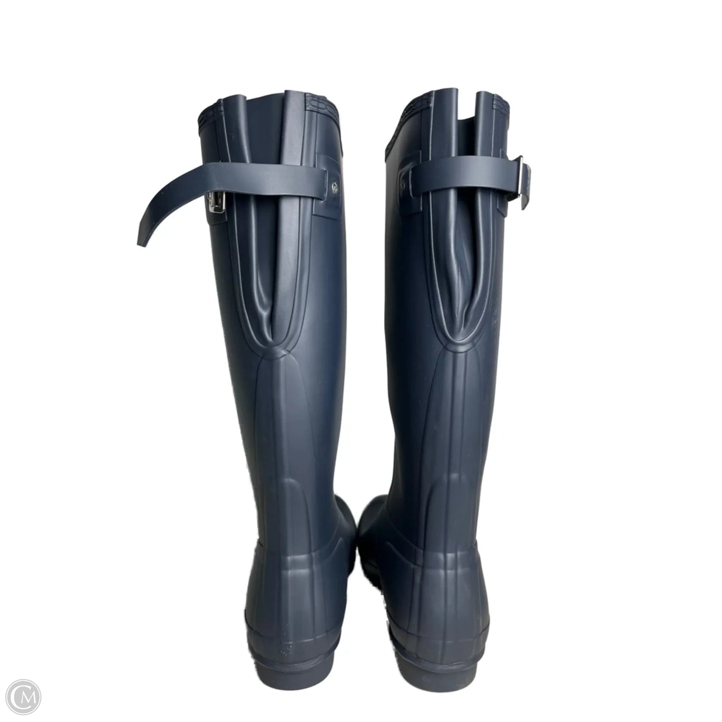 Boots Rain By Hunter In Navy, Size: 11