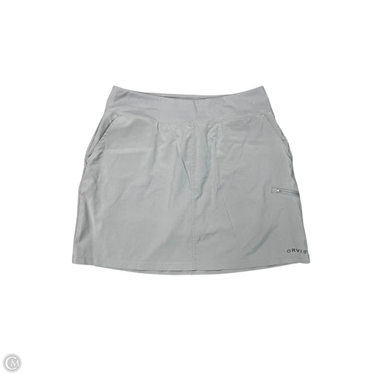 Athletic Skort By Orvis In Grey, Size: M