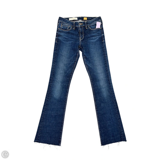 Jeans Cropped By Pilcro In Blue Denim, Size: 4