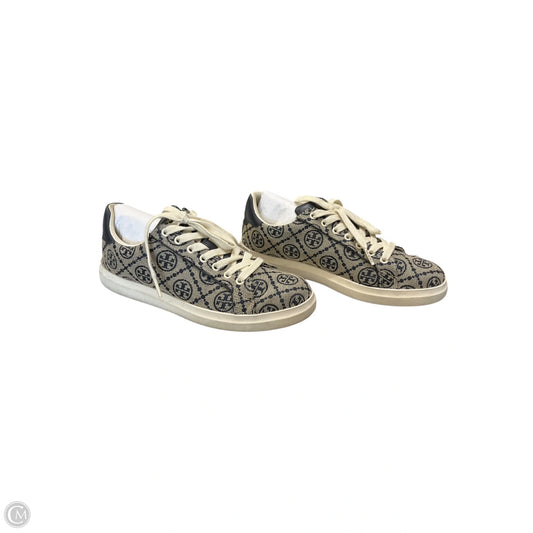 Shoes Designer By Tory Burch In Blue & Grey, Size: 7