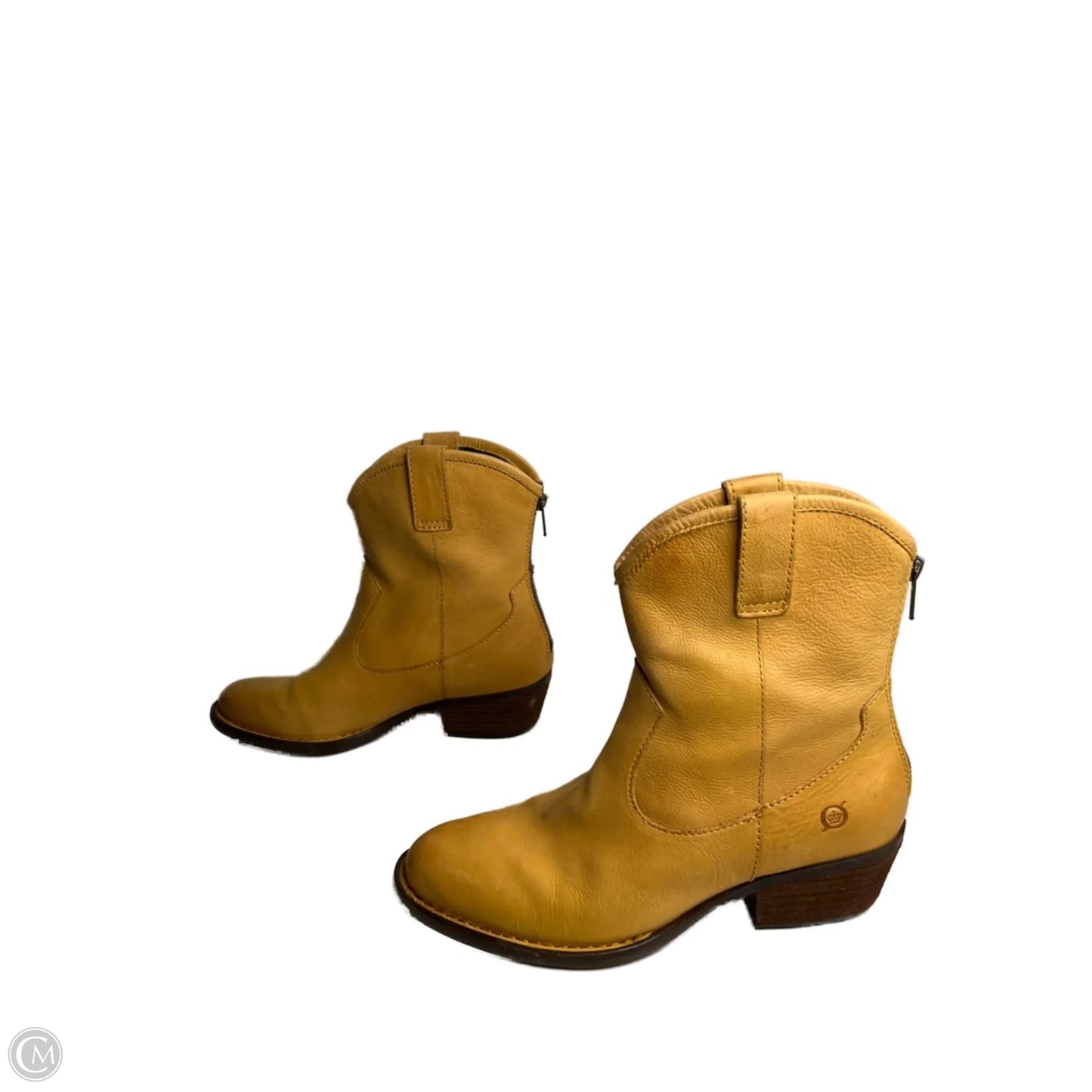 Boots Ankle Flats By Born In Yellow, Size: 8