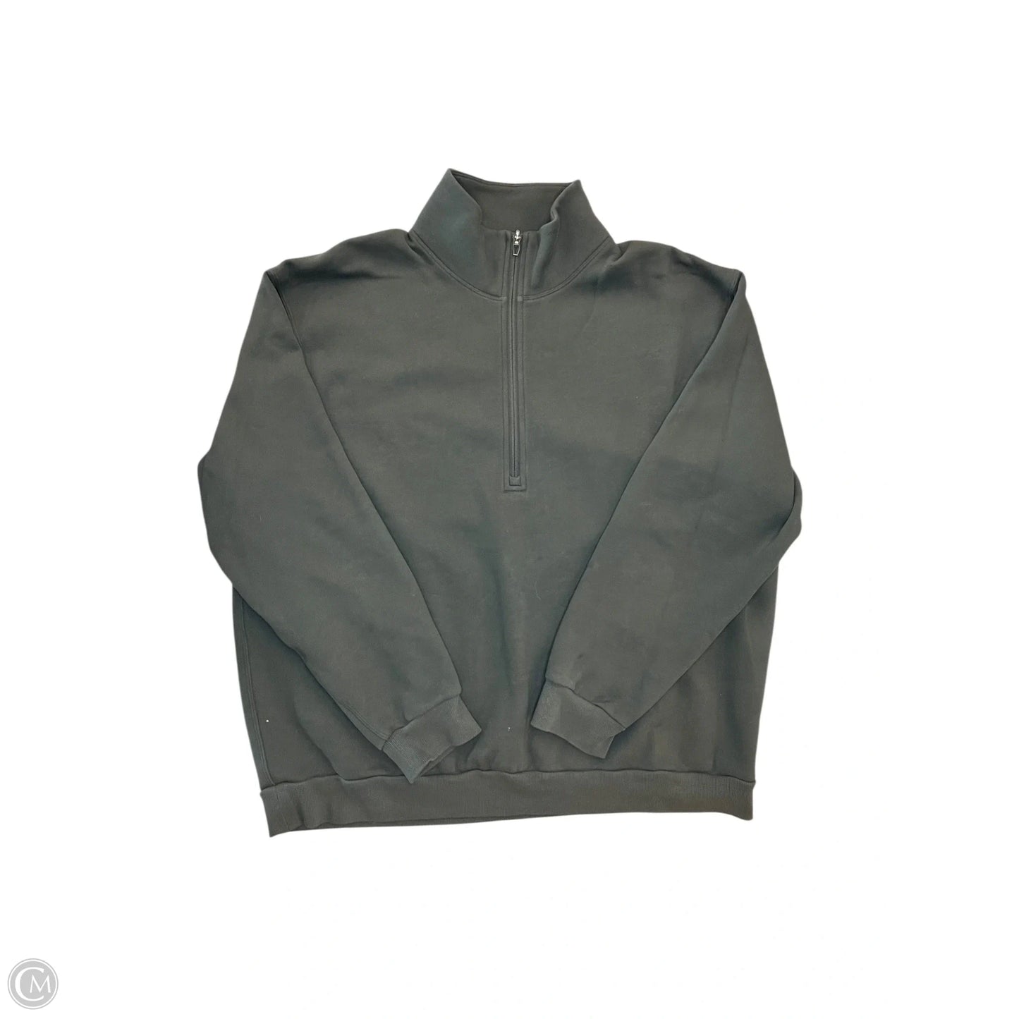 Athletic Sweatshirt Collar By Lululemon In Green, Size: Xl