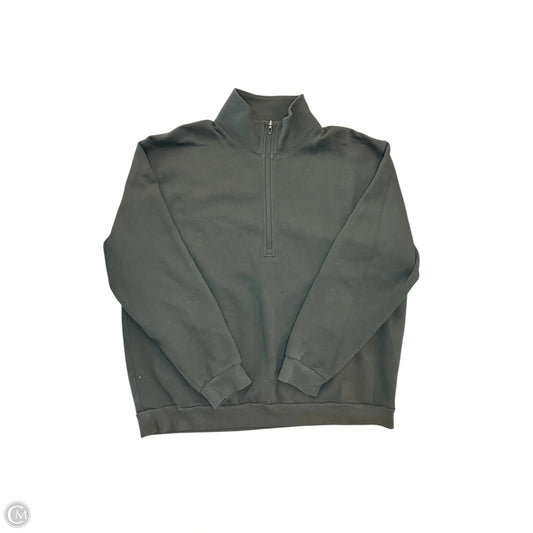 Athletic Sweatshirt Collar By Lululemon In Green, Size: Xl