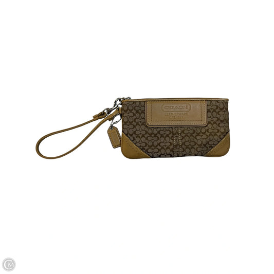 Wristlet Designer By Coach, Size: Small