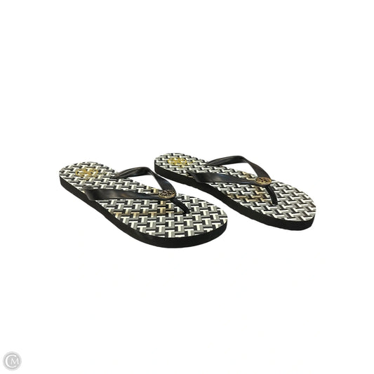 Sandals Designer By Tory Burch In Black, Size: 9