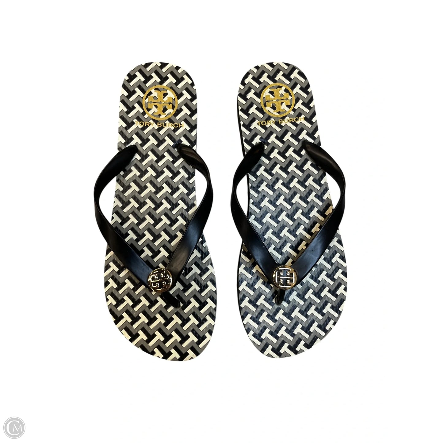 Sandals Designer By Tory Burch In Black, Size: 9