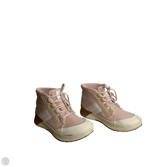 Boots Rain By Sorel In Peach, Size: 10