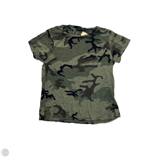 Top Short Sleeve By Sanctuary In Camouflage Print, Size: M