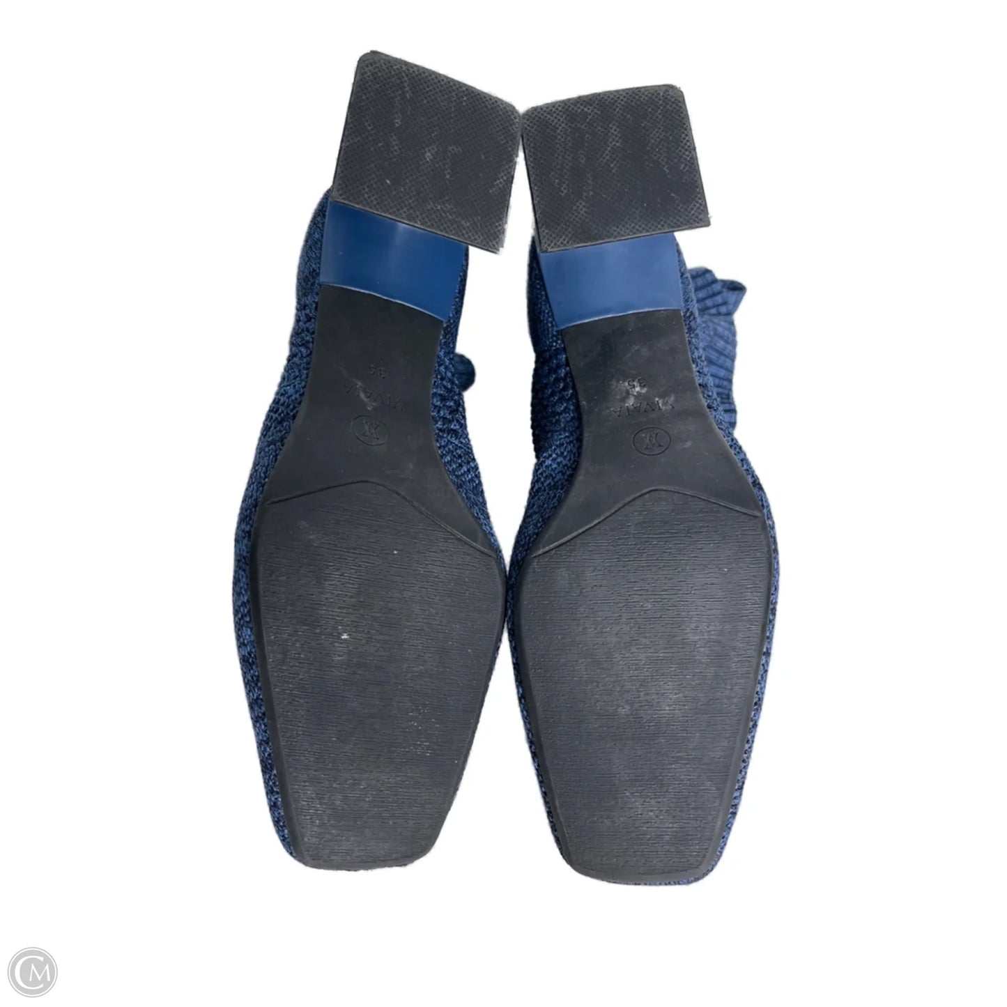 Boots Ankle Heels By VIVAIA In Blue, Size: 5